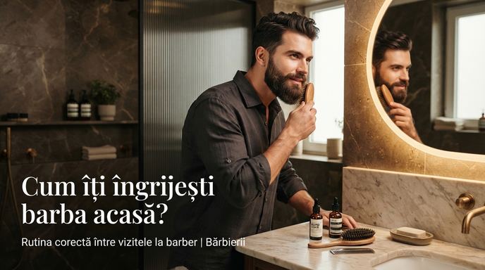 Cum îți îngrijești barba acasă - Rutina corectă între vizitele la barber - Bărbierii